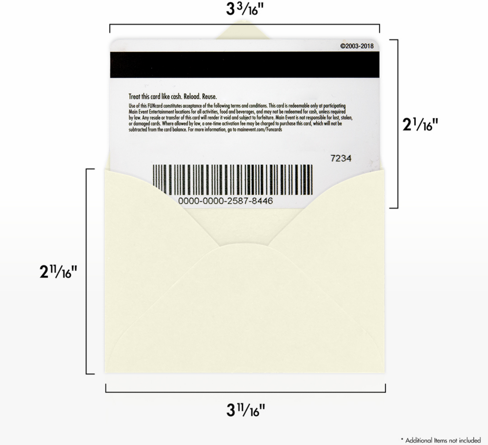 Natural 28lb Cougar #17 Mini Premium Envelopes (2 11/16 x 3 11/16)