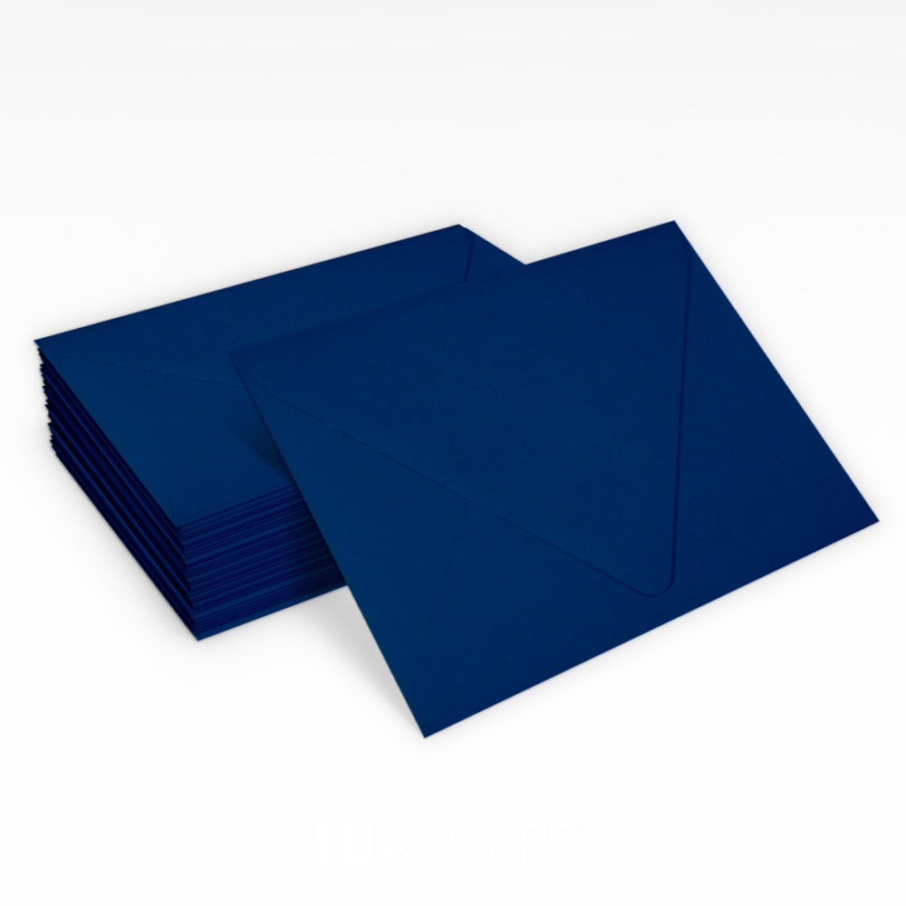 Navy Blue 32lb A1 Contour Flap Envelopes (3 5/8 x 5 1/8)