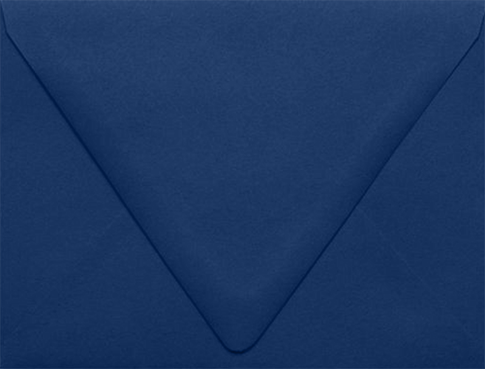 Navy Blue 32lb A2 Contour Flap Envelopes (4 3/8 x 5 3/4)