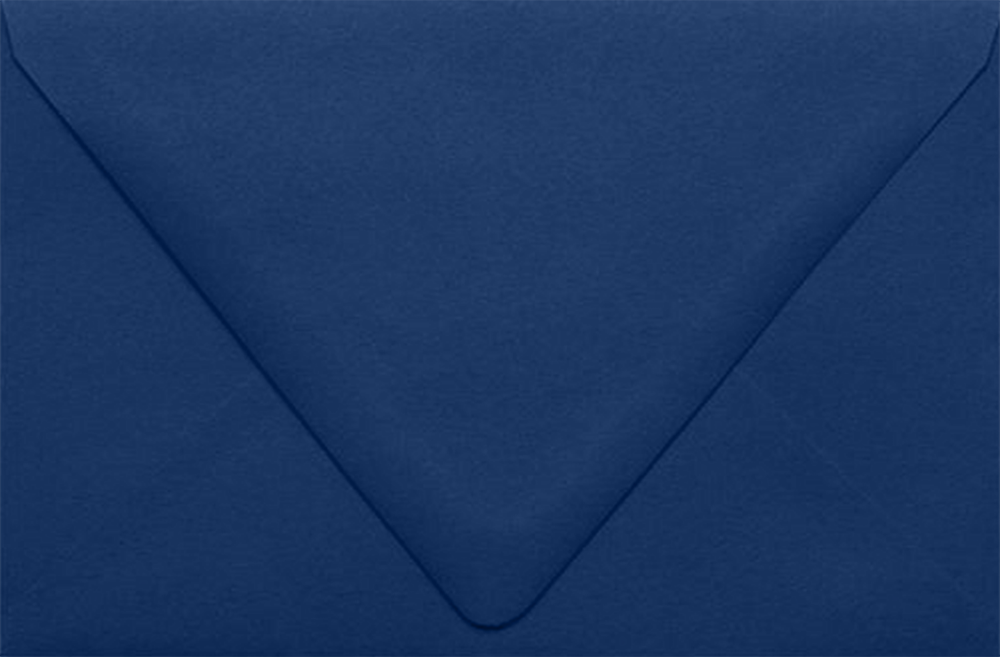 Navy Blue 32lb A9 Contour Flap Envelopes (5 3/4 x 8 3/4)
