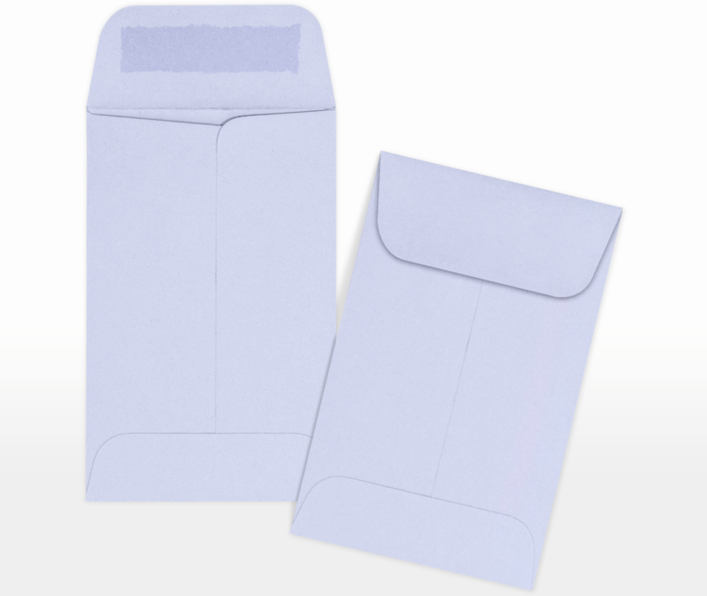 Light Purple Lilac 32lb #1 Coin Envelopes (2 1/4 x 3 1/2)