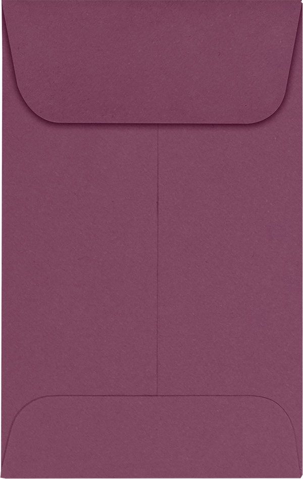 Vintage Plum Purple 32lb #1 Coin Envelopes (2 1/4 x 3 1/2)