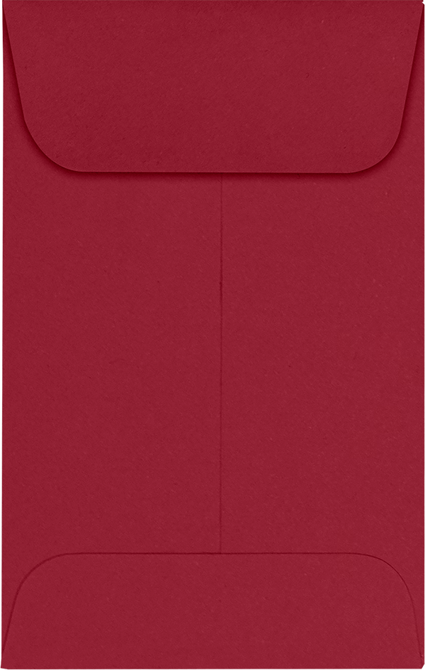 Garnet Dark Red 32lb #1 Coin Envelopes (2 1/4 x 3 1/2)
