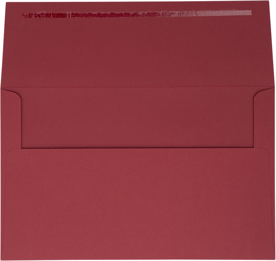 Garnet Dark Red 32lb A10 Invitation Envelopes (6 x 9 1/2) with Peel & Seal