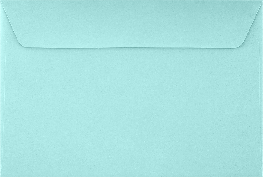 Seafoam Aqua Blue 32lb 6 x 9 Booklet Envelopes