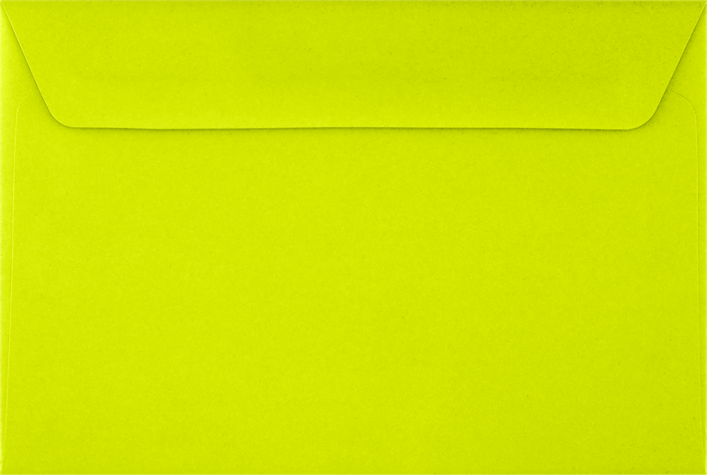Wasabi Lime Green 32lb 6 x 9 Booklet Envelopes