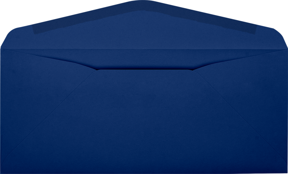 Navy Blue 32lb #9 Regular Envelopes (3 7/8 x 8 7/8)