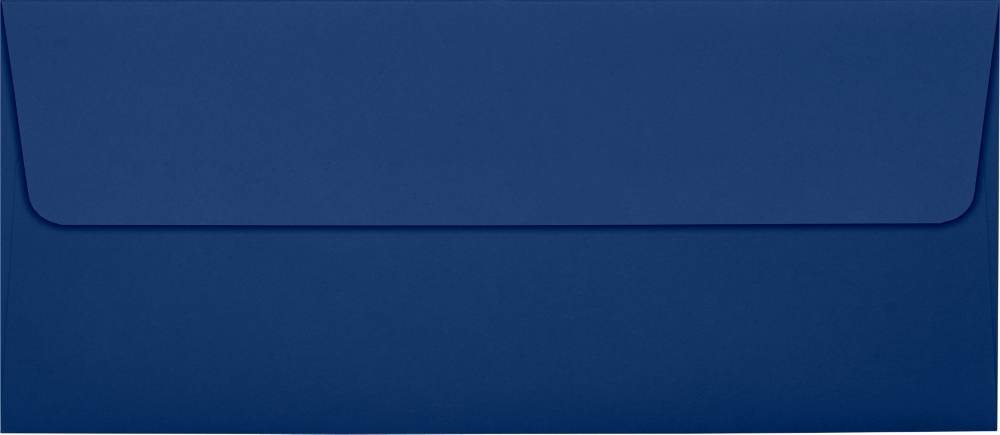 Navy Blue 32lb #10 Square Flap Envelopes (4 1/8 x 9 1/2) with Peel & Seal