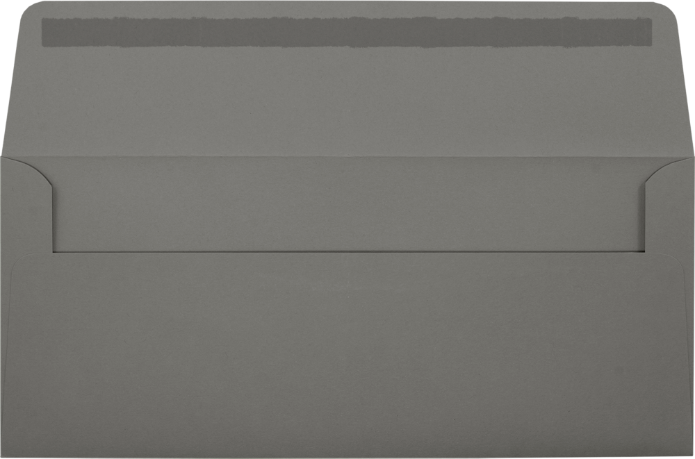 Dark Smoke Gray 32lb #10 Window Envelopes (4 1/8 x 9 1/2)