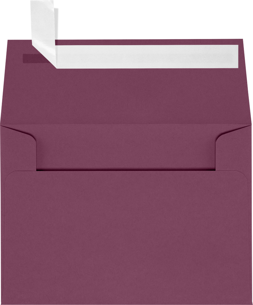 Vintage Plum Purple 32lb A1 Invitation Envelopes (3 5/8 x 5 1/8) with Peel & Seal