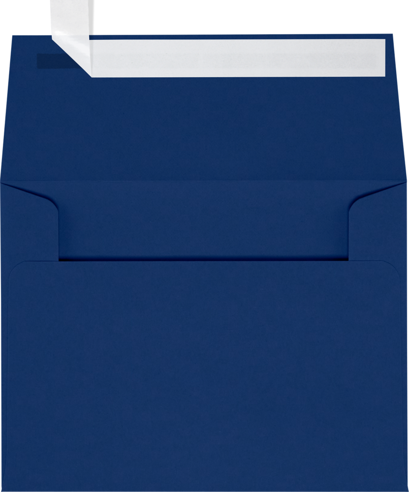 Navy Blue 32lb A2 Invitation Envelopes (4 3/8 x 5 3/4) with Peel & Seal