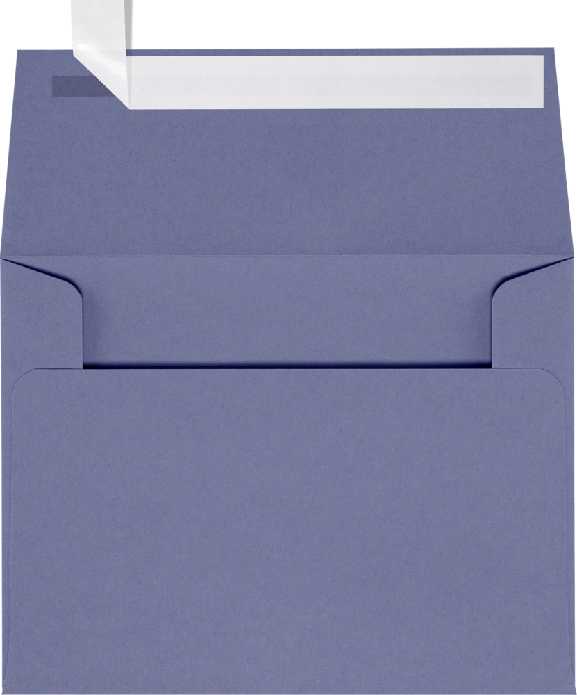 Wisteria Purple 32lb A2 Invitation Envelopes (4 3/8 x 5 3/4) with Peel & Seal