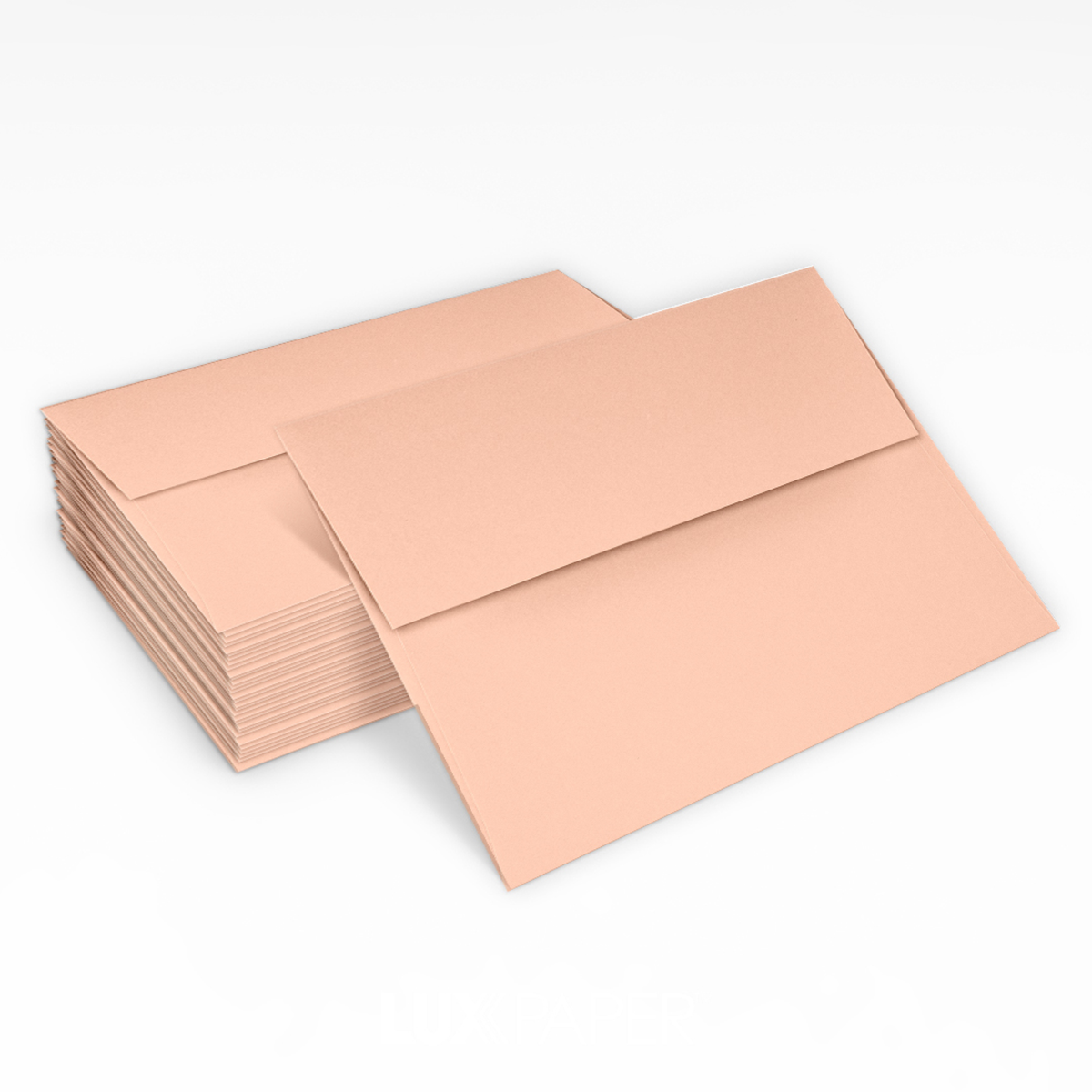 Blush Pink 32lb A2 Invitation Envelopes (4 3/8 x 5 3/4) with Peel & Seal