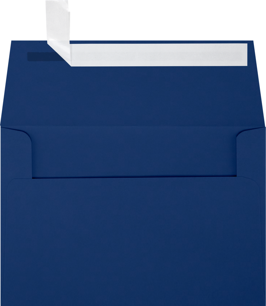 Navy Blue 32lb A4 Invitation Envelopes (4 1/4 x 6 1/4) with Peel & Seal