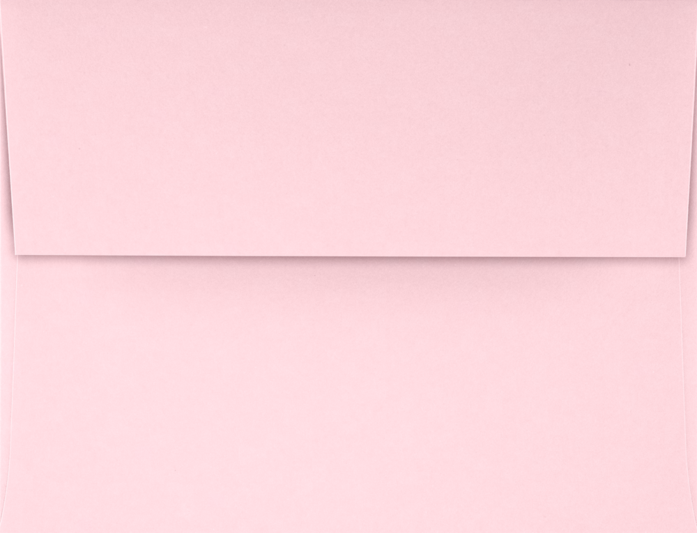 Baby Candy Pink 32lb A4 Invitation Envelopes (4 1/4 x 6 1/4) with Peel & Seal