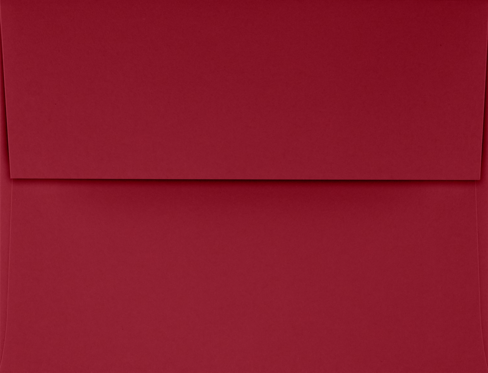 Garnet Dark Red 32lb A4 Invitation Envelopes (4 1/4 x 6 1/4) with Peel & Seal