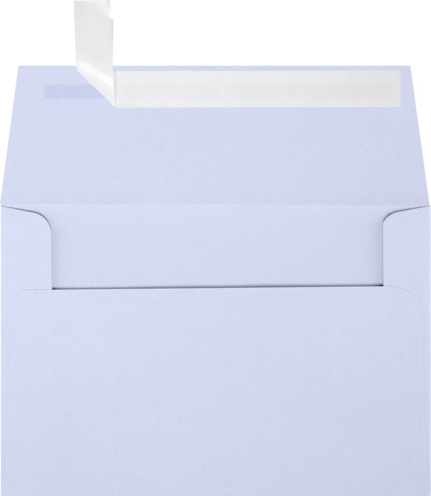 Light Purple Lilac 32lb A4 Invitation Envelopes (4 1/4 x 6 1/4) with Peel & Seal