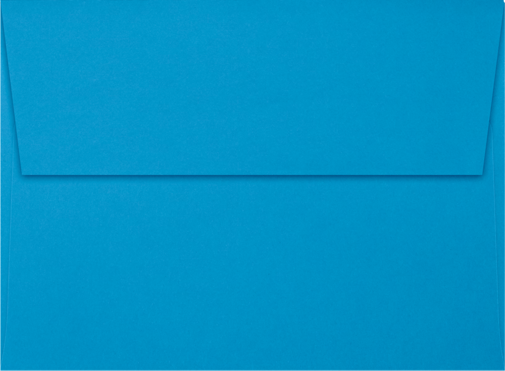Pool Blue 32lb A6 Invitation Envelopes (4 3/4 x 6 1/2) with Peel & Seal