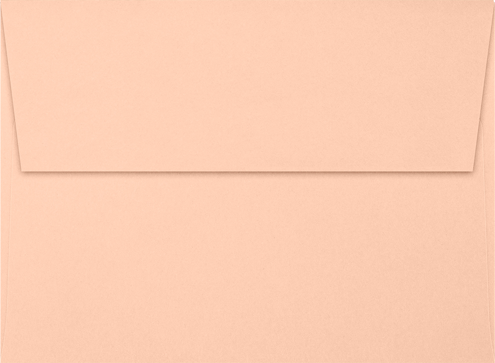 Blush Pink 32lb A6 Invitation Envelopes (4 3/4 x 6 1/2) with Peel & Seal