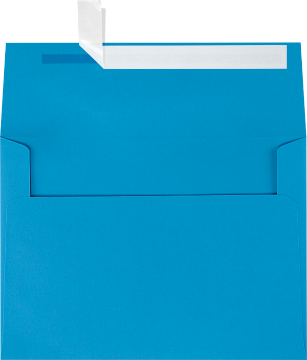 Pool Blue 32lb A7 Invitation Envelopes (5 1/4 x 7 1/4) with Peel & Seal