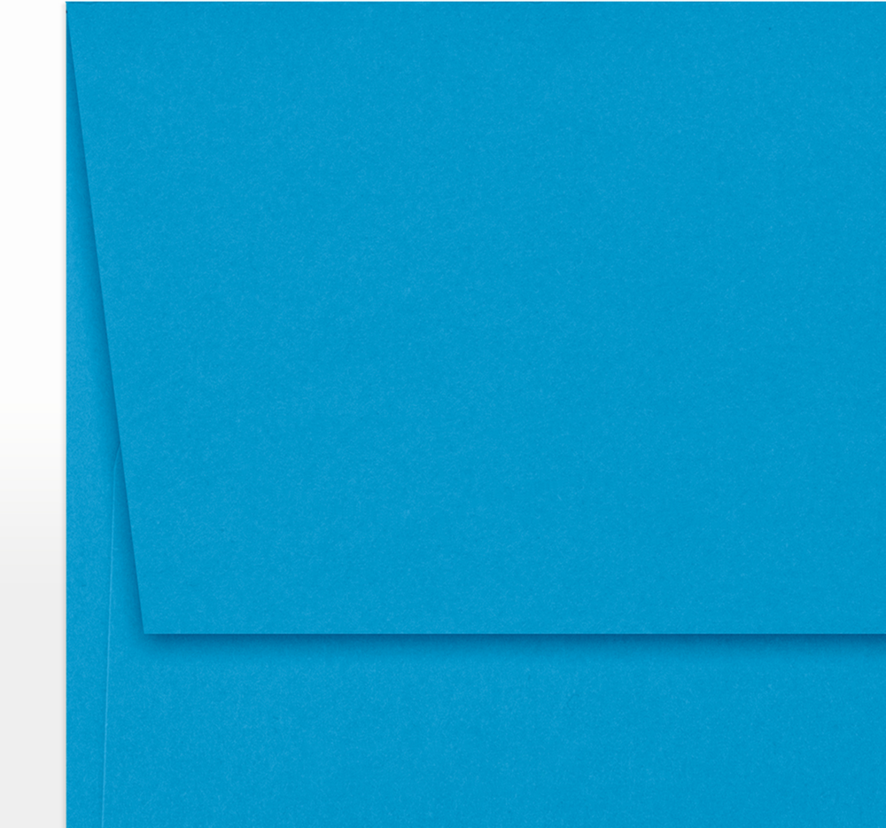 Pool Blue 32lb A7 Invitation Envelopes (5 1/4 x 7 1/4) with Peel & Seal