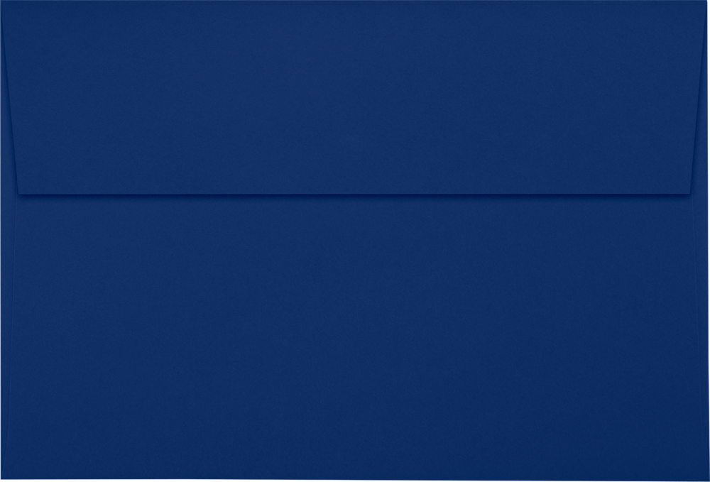 Navy Blue 32lb A8 Invitation Envelopes (5 1/2 x 8 1/8) with Peel & Seal