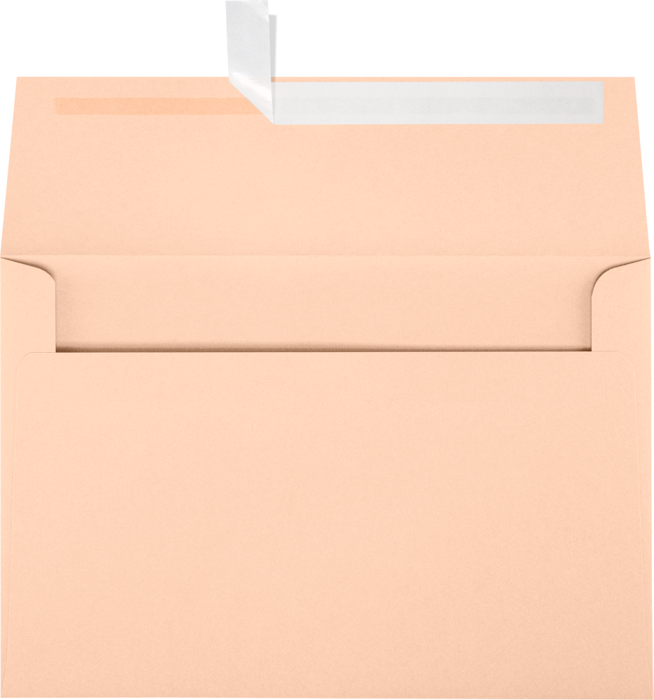 Blush Pink 32lb A8 Invitation Envelopes (5 1/2 x 8 1/8) with Peel & Seal