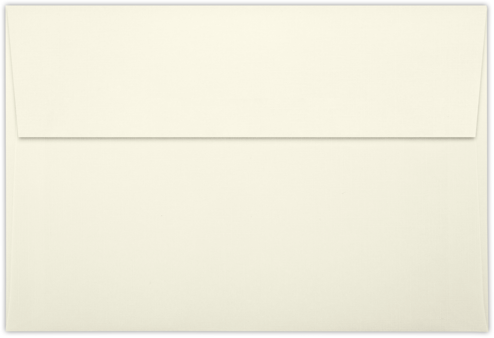 Natural Linen 32lb A8 Invitation Envelopes (5 1/2 x 8 1/8) with Peel & Seal