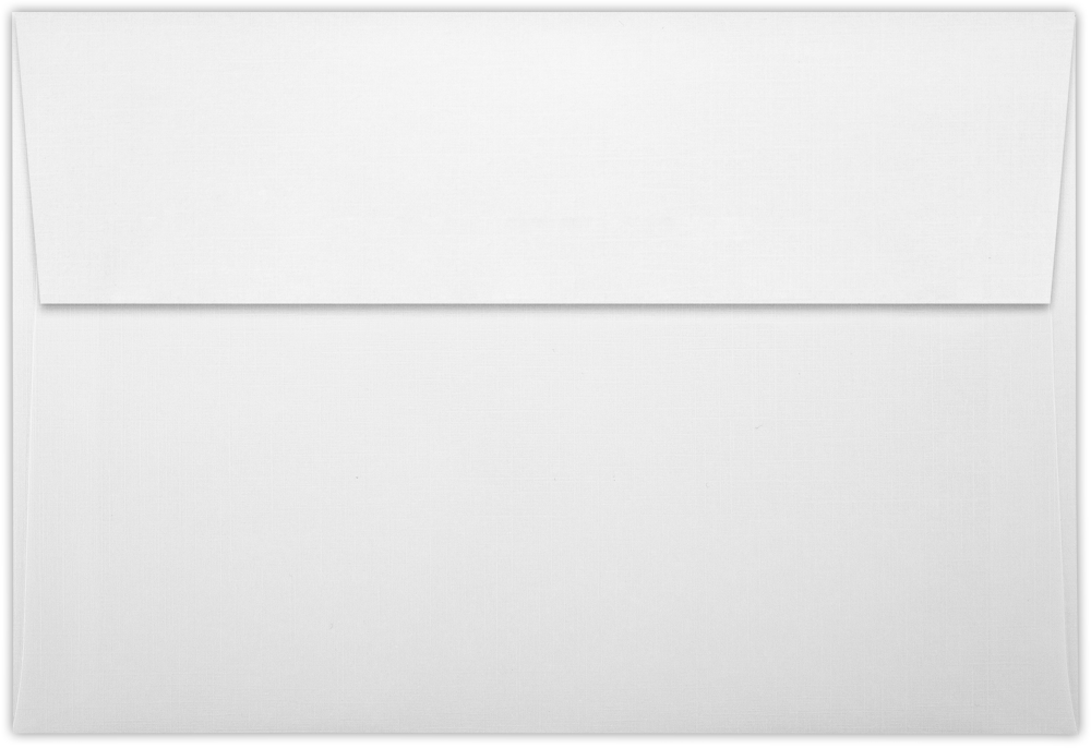 White Linen 32lb A8 Invitation Envelopes (5 1/2 x 8 1/8) with Peel & Seal