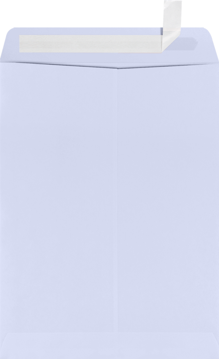 Light Purple Lilac 32lb 9 x 12 Open End Envelopes with Peel & Seal