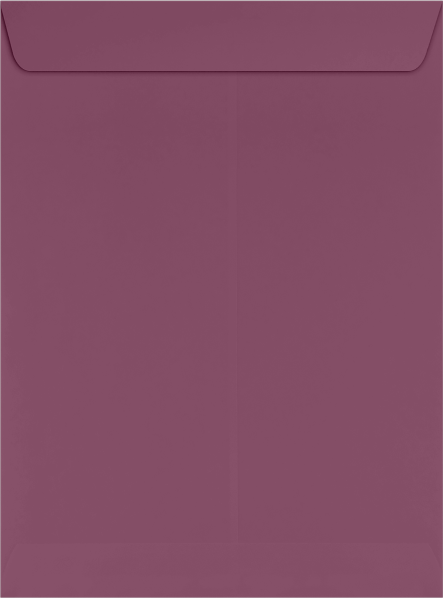 Vintage Plum Purple 32lb 9 x 12 Open End Envelopes with Peel & Seal