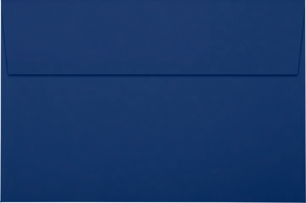 Navy Blue 32lb A9 Invitation Envelopes (5 3/4 x 8 3/4) with Peel & Seal
