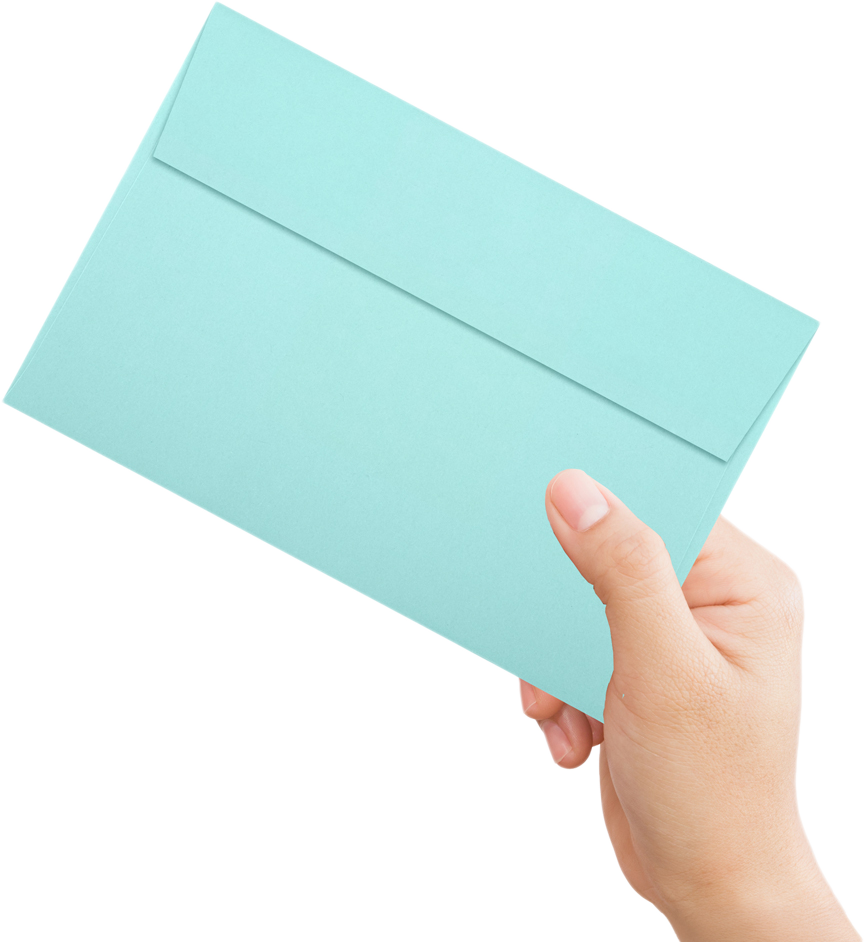 Seafoam Aqua Blue 32lb A9 Invitation Envelopes (5 3/4 x 8 3/4) with Peel & Seal