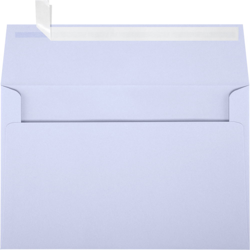 Light Purple Lilac 32lb A9 Invitation Envelopes (5 3/4 x 8 3/4) with Peel & Seal