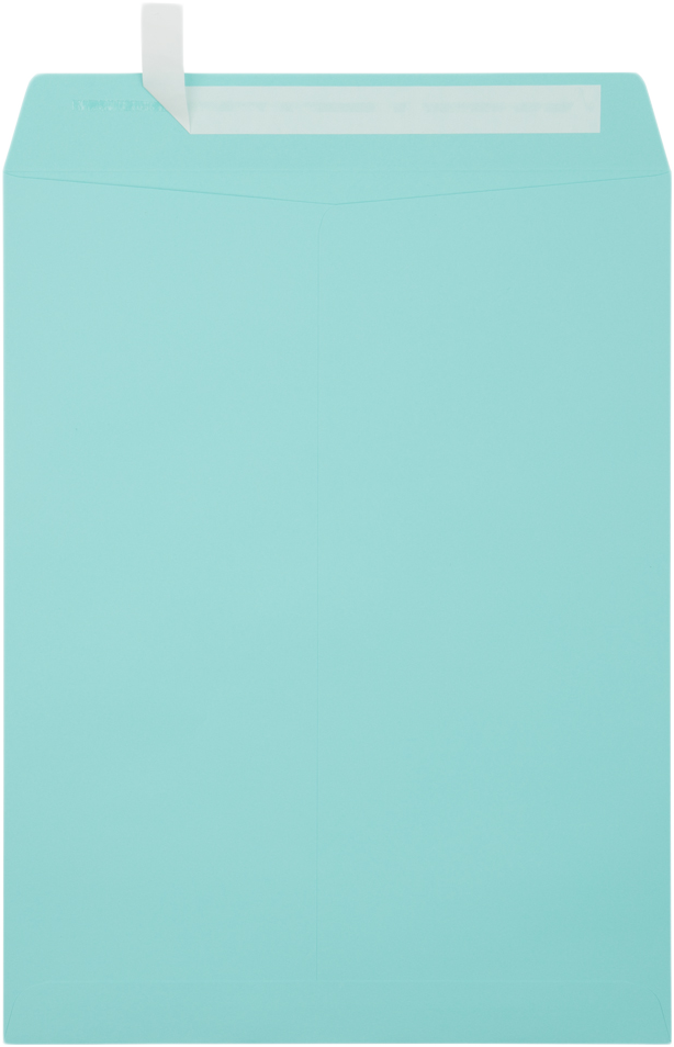 Seafoam Aqua Blue 32lb 10 x 13 Open End Envelopes with Peel & Seal