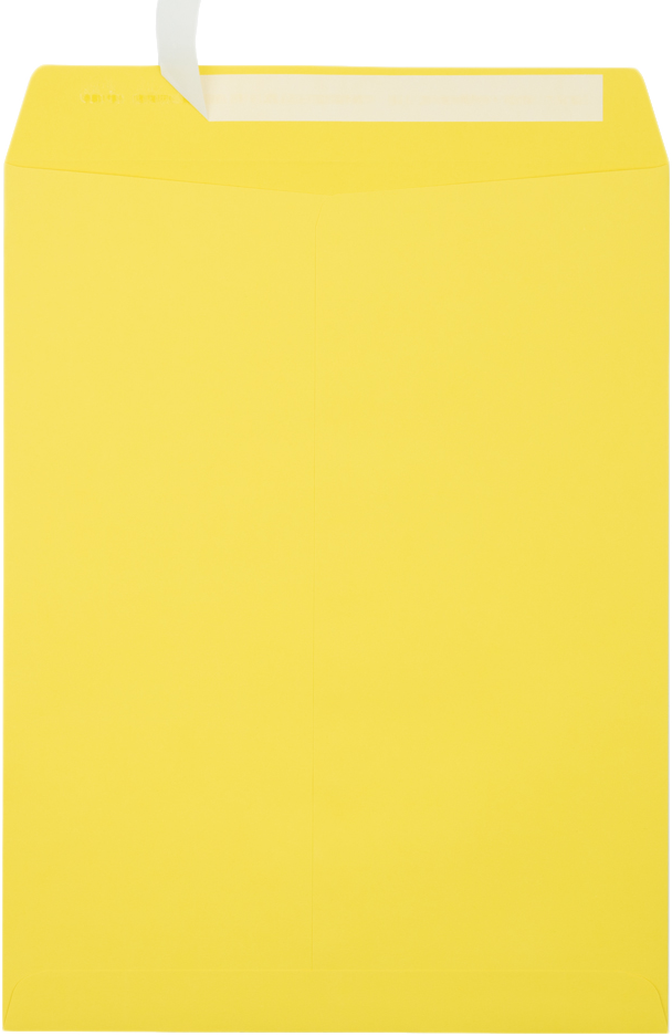 Citrus Yellow 32lb 10 x 13 Open End Envelopes with Peel & Seal