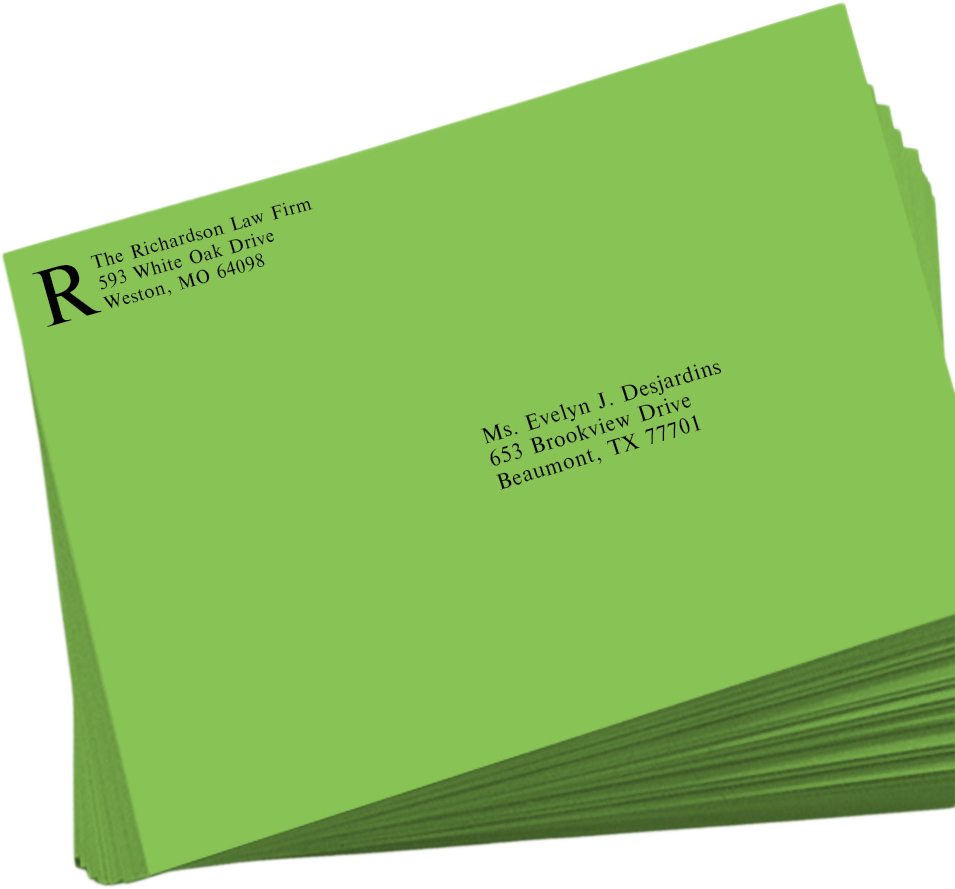 Lime Green 32lb 9 x 12 Booklet Envelopes