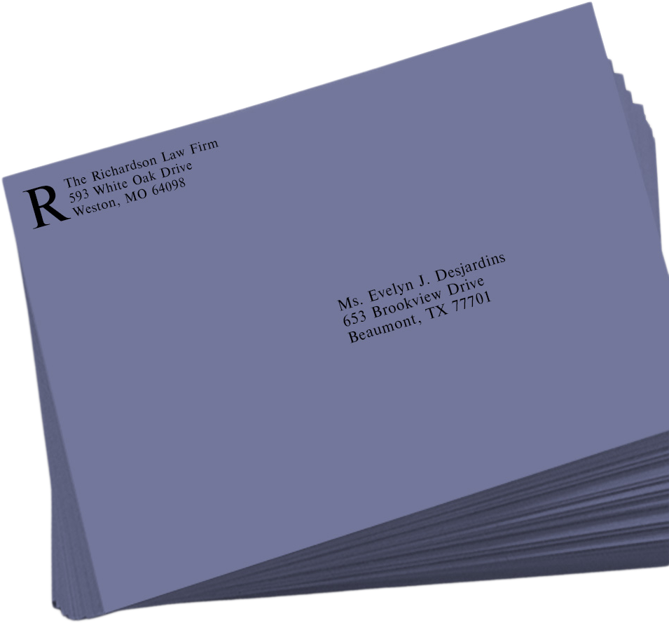 Wisteria Purple 32lb 9 x 12 Booklet Envelopes