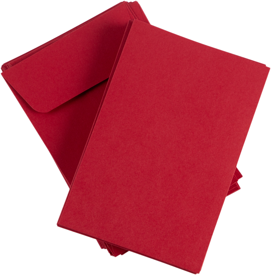 Red 32lb #4 Coin Envelopes (3 x 4 1/2)