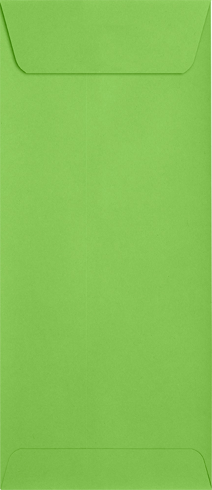 Lime Green 32lb #10 Policy Envelopes (4 1/8 x 9 1/2) with Peel & Seal