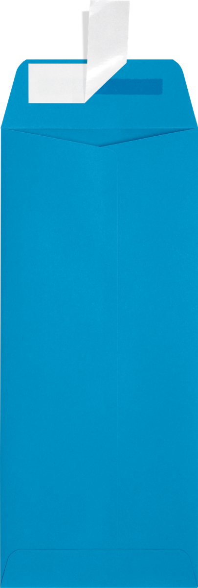 Pool Blue 32lb #10 Policy Envelopes (4 1/8 x 9 1/2) with Peel & Seal