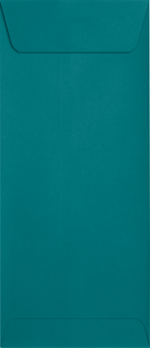 Teal Blue 32lb #10 Policy Envelopes (4 1/8 x 9 1/2) with Peel & Seal