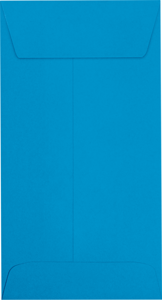 Pool Blue 32lb #7 Coin Envelopes (3 1/2 x 6 1/2) with Peel & Seal