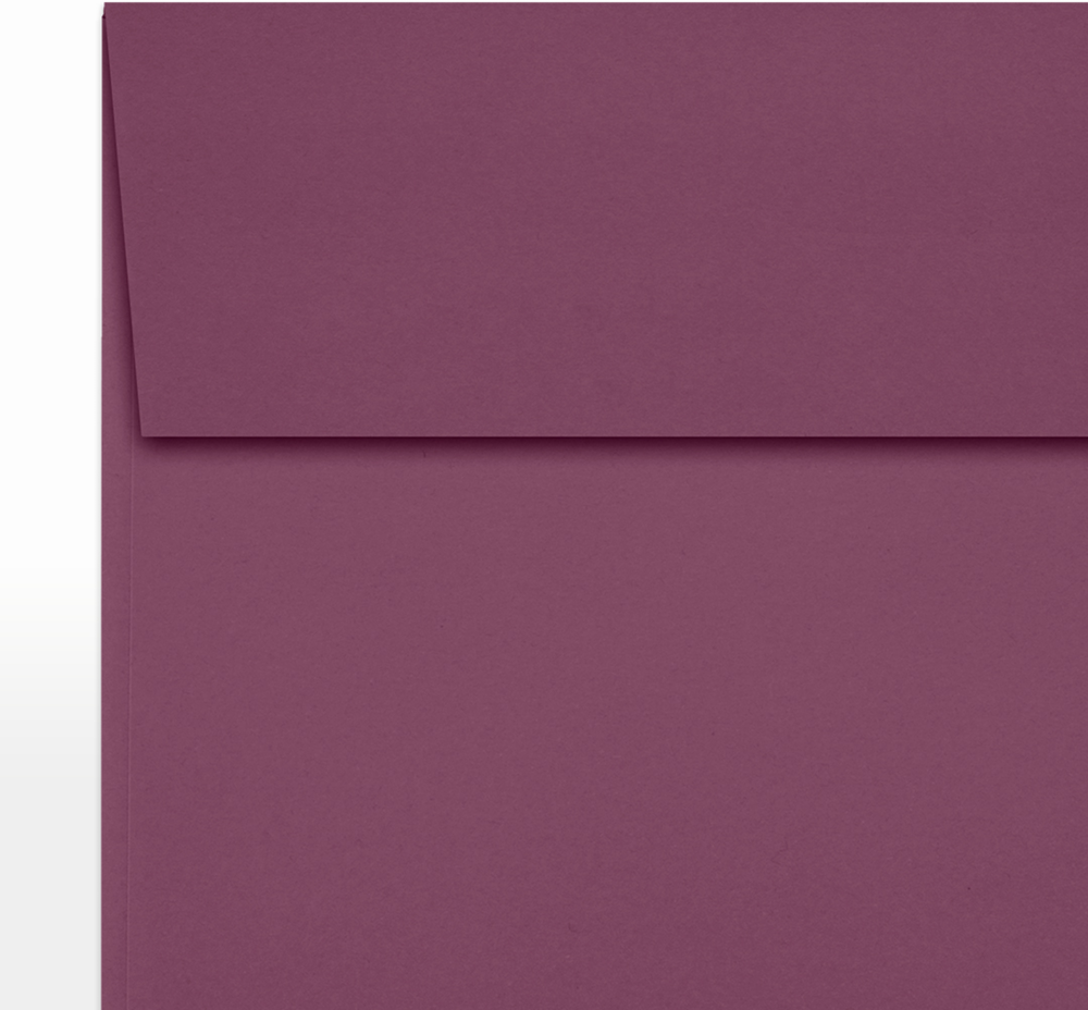 Vintage Plum Purple 32lb 5 x 5 Square Envelopes with Peel & Seal