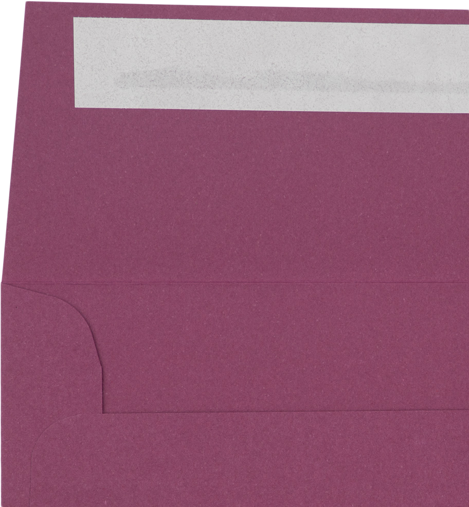 Vintage Plum Purple 32lb 5 1/2 x 5 1/2 Square Envelopes with Peel & Seal