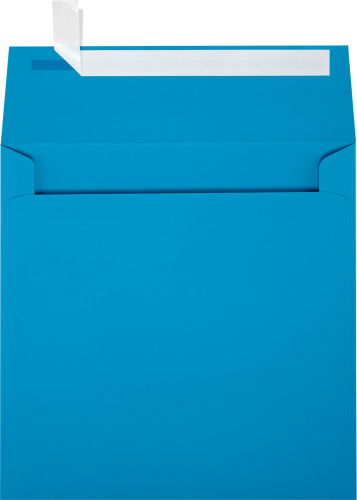Pool Blue 32lb 7 x 7 Square Envelopes with Peel & Seal