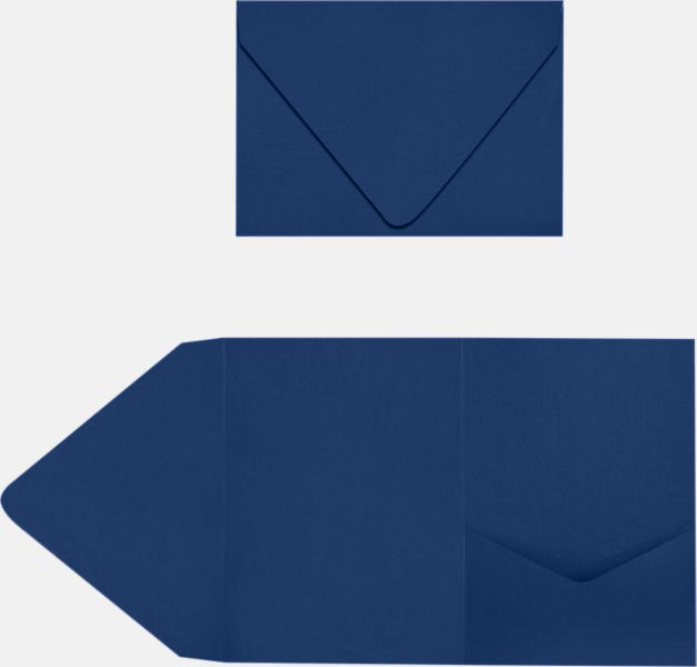 Navy Blue A7 Pocket Invitations (5 x 7)