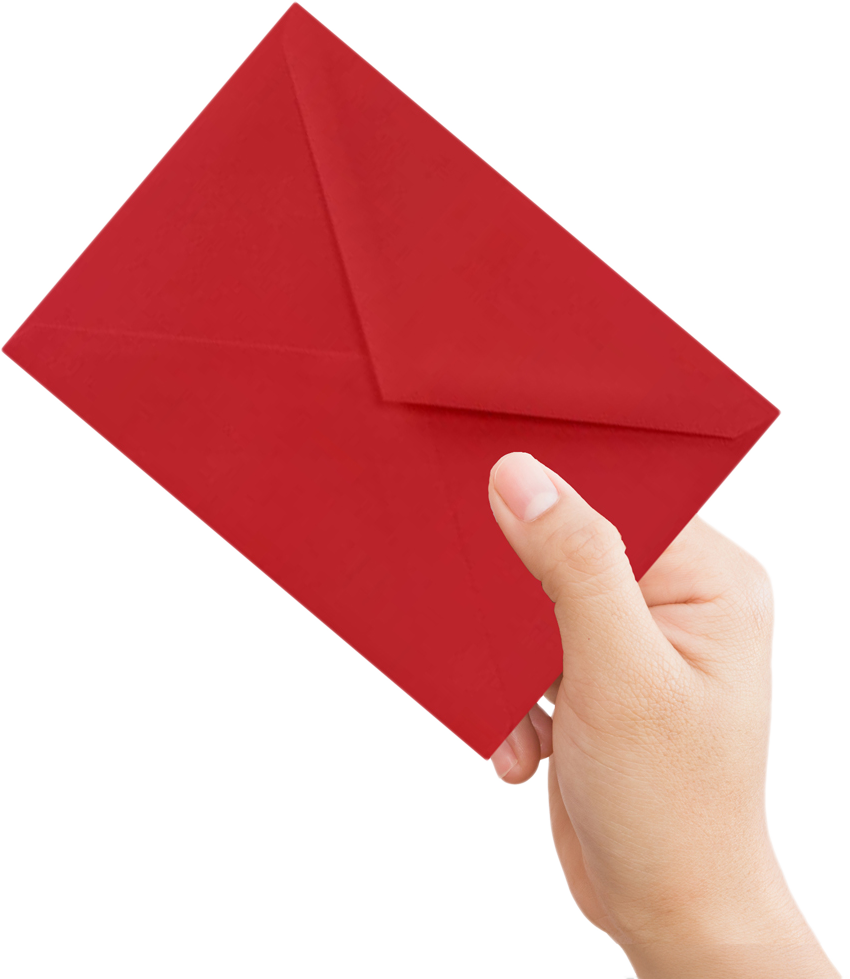 Red 32lb Lee BAR V Flap Envelopes (5 1/4 x 7 1/4)