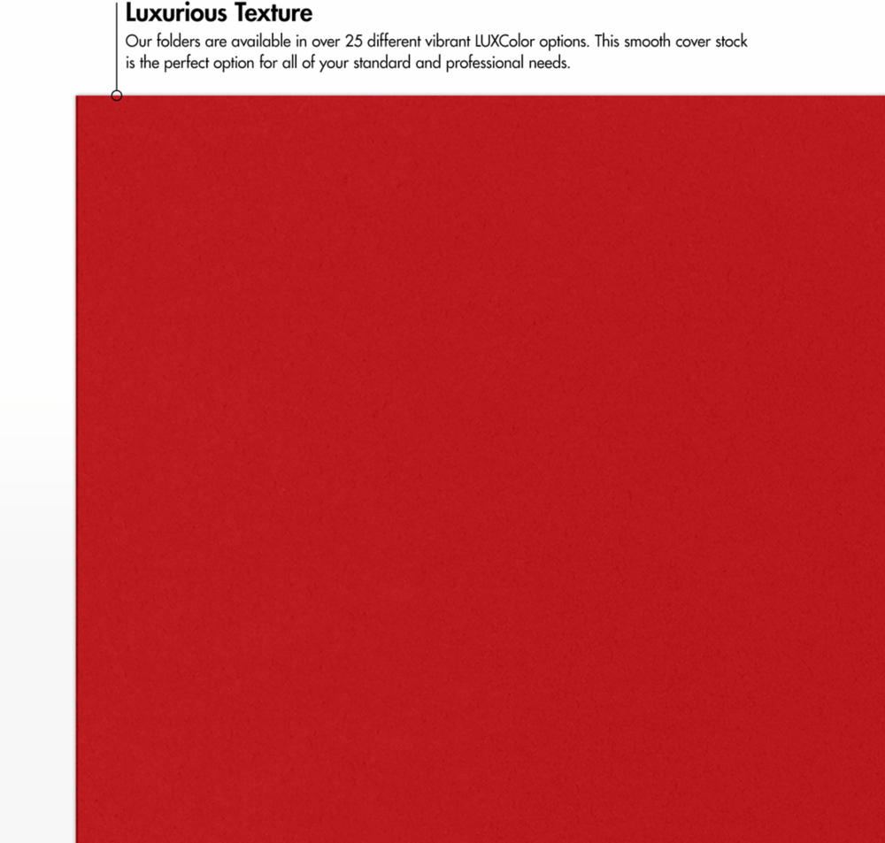 Ruby Red 9 x 12 Matte Folders