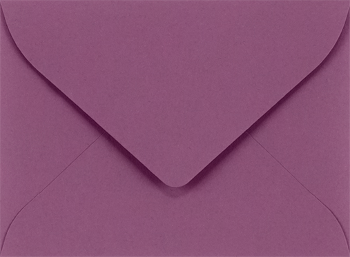 Vintage Plum Purple 32lb #17 Mini Envelopes (2 11/16 x 3 11/16)